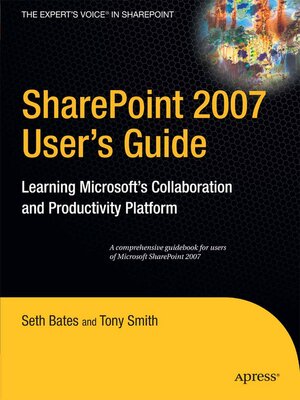 cover image of SharePoint 2007 User's Guide